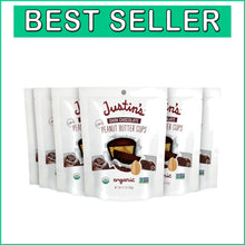Load image into Gallery viewer, Individually Wrapped Organic Dark Chocolate Peanut Butter Cups - 24oz Treat Pack