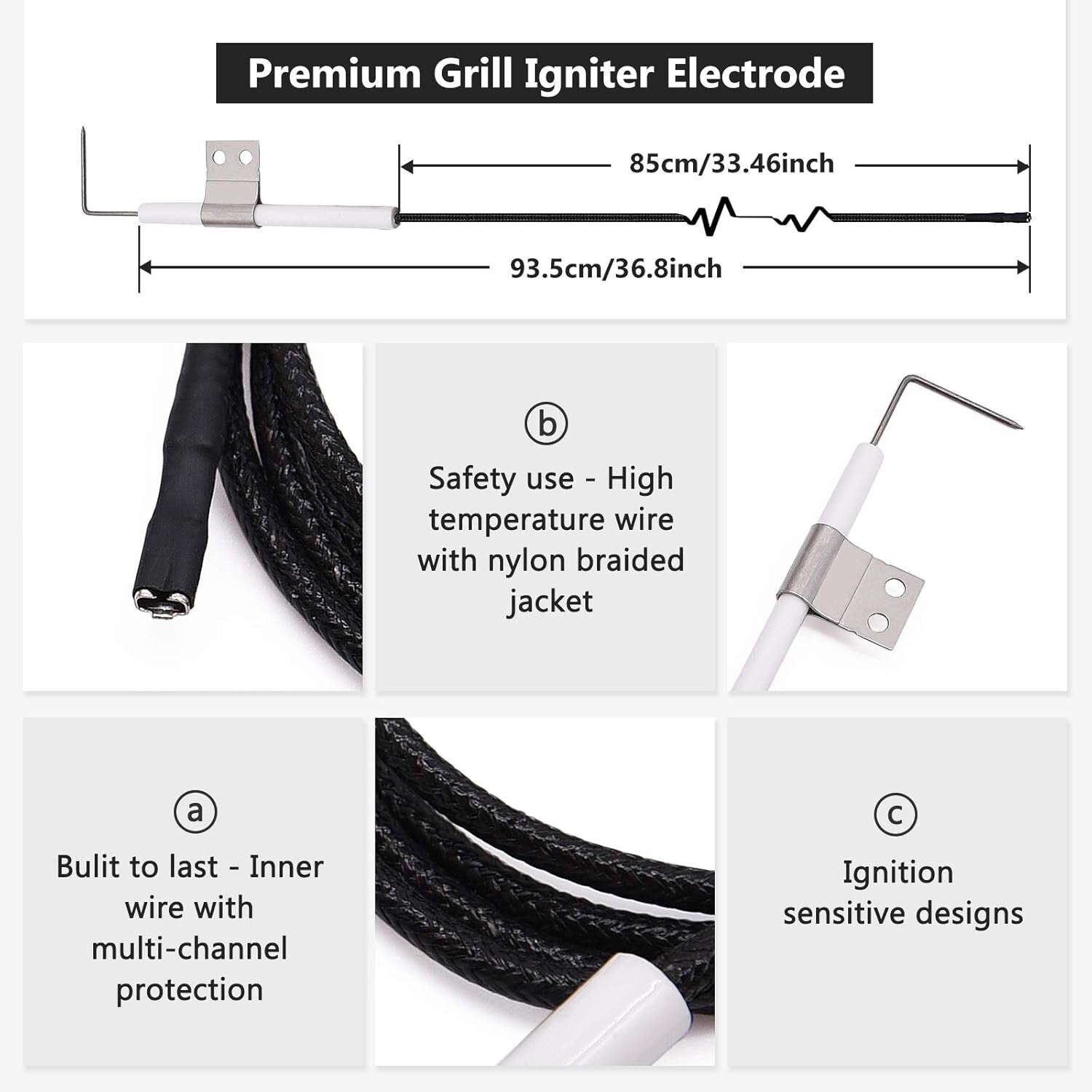 Effortless Installation Grill Replacement Kit: Burners, Heat Plates & Igniters