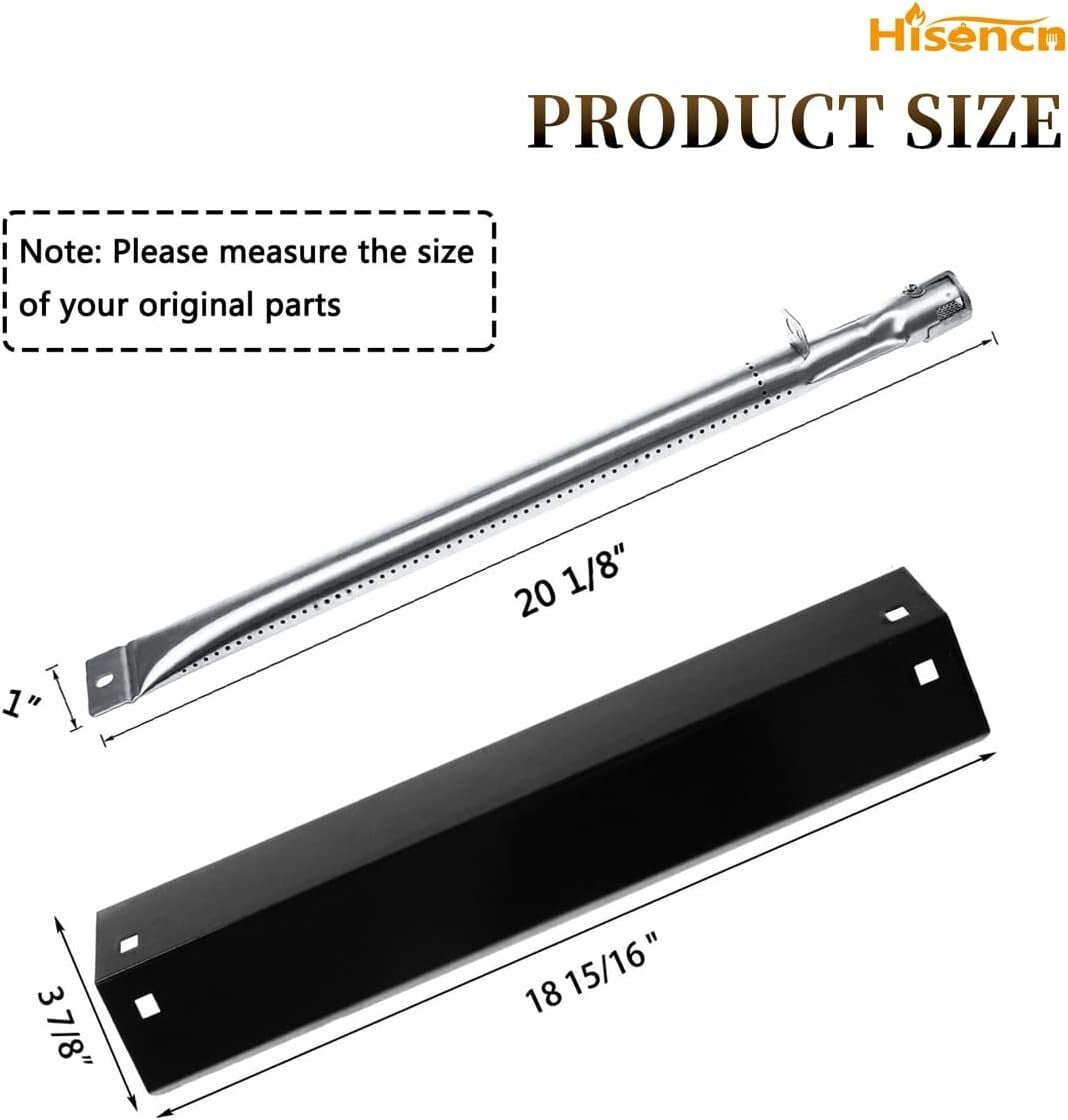 Durable Gas Grill Replacement Kit for Chargriller 4000, 5252 Models - 9 Pieces