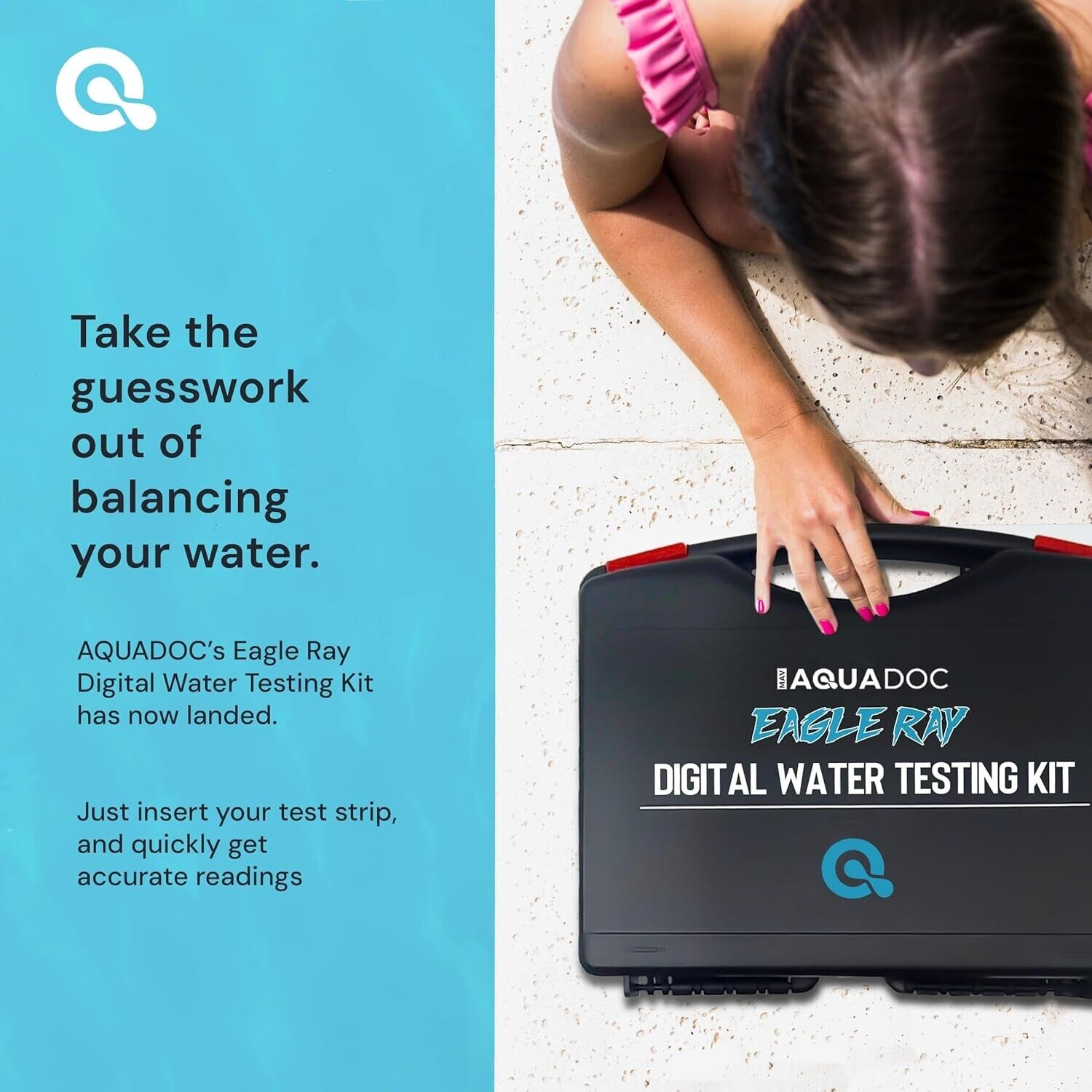 All-in-One Digital Water Analyzer for Pools & Spas – Tests 7 Key Parameters