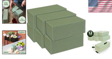 Load image into Gallery viewer, Bulk Pack of 12 Premium Foam Blocks for All Floral Projects and Crafts
