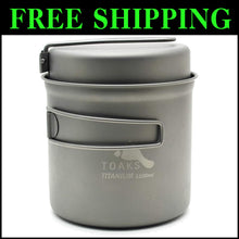 Load image into Gallery viewer, Durable Titanium 1100ml Pot with Multi-Use Pan and Easy Cleanup Features