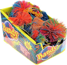 Load image into Gallery viewer, Assorted Rainbow Fuzzy Rubber Balls - 24 Pack Sensory Toy Set for Kids &amp; Adults