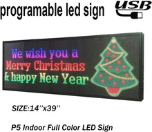 Load image into Gallery viewer, Durable 39x14” Programmable LED Sign - Custom Scrolling Display for Promotion