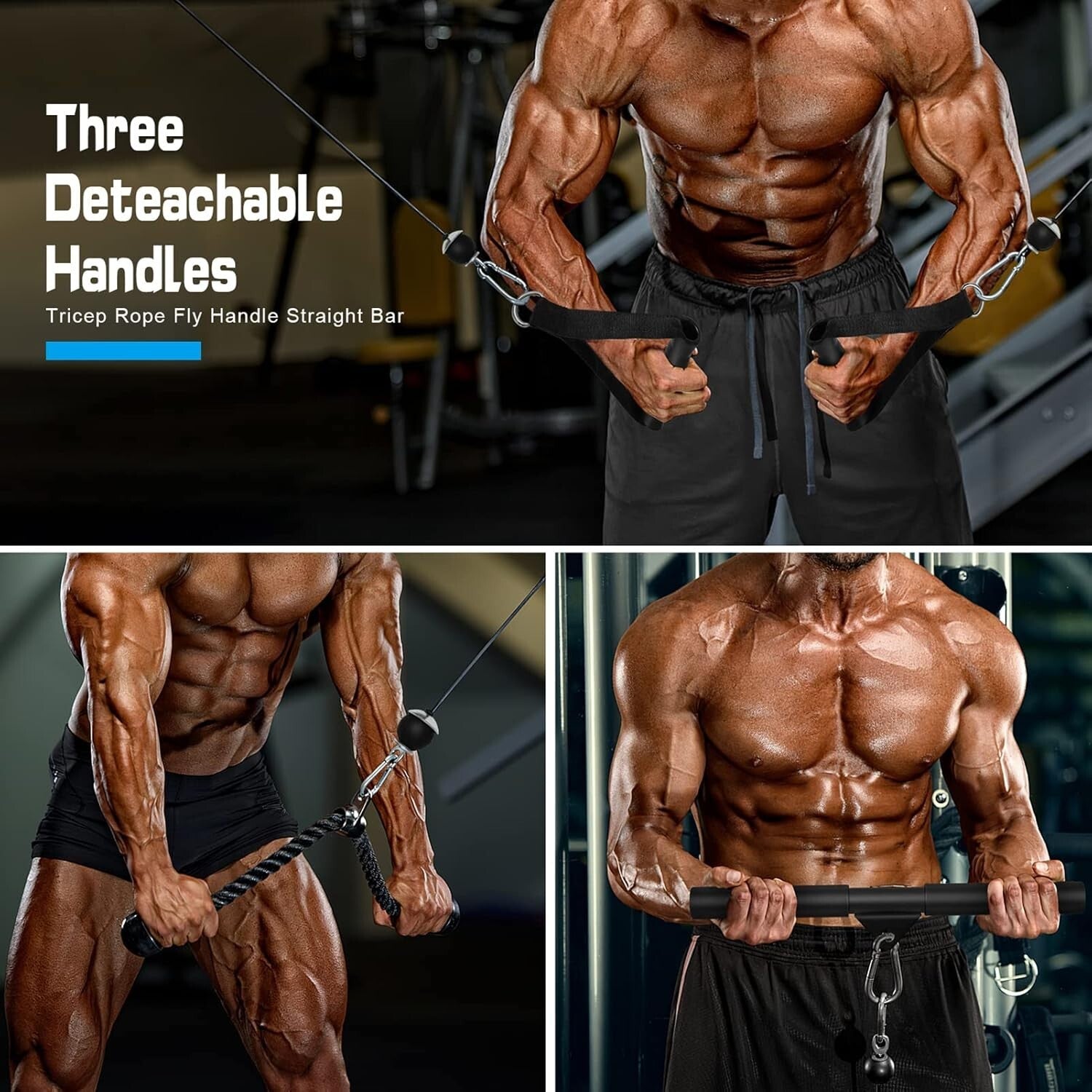 Heavy-Duty Alloy Steel Pulley System for Dynamic Home Workouts - Easy Install