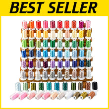 Load image into Gallery viewer, High-Quality 82 Spool Polyester Embroidery Thread Kit - Satisfaction Guaranteed