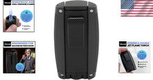 Load image into Gallery viewer, Premium Windproof Butane Torch Lighter with EZ-View Window &amp; Ergonomic Grip