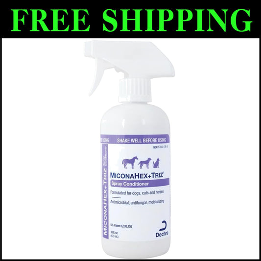 Veterinarian Recommended Skin Treatment Spray for Dogs, Cats, & Horses - 16 oz
