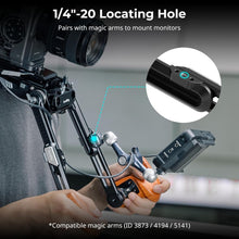 Load image into Gallery viewer, Lightweight Adjustable ARRI Extension Arm with Cable Clips for Rigs - 2 Pack
