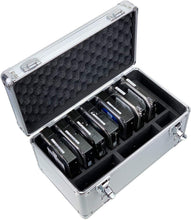 Load image into Gallery viewer, Durable Aluminum-Wrapped 10-Bay Storage Case for 3.5" HDDs - Lockable Design