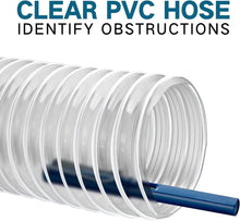 Load image into Gallery viewer, Flexible 6" x 10' Puncture Resistant PVC Dust Hose for Enhanced Dust Control