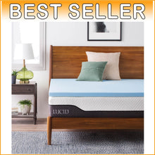 Load image into Gallery viewer, Plush 2 Inch Gel Memory Foam Mattress Topper - Ventilated for Better Sleep