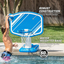 Load image into Gallery viewer, Durable Inflatable Poolside Basketball Game - 34" Backboard &amp; 2 Balls Included!