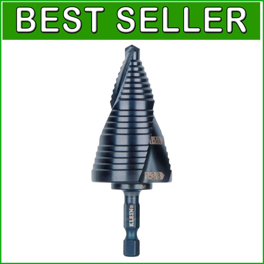 Professional Step Drill Bit with Laser Markings for Easy Size Identification