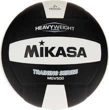 Load image into Gallery viewer, 9-Inch Black/White Official Size Volleyball – Ideal for Adult Training Sessions