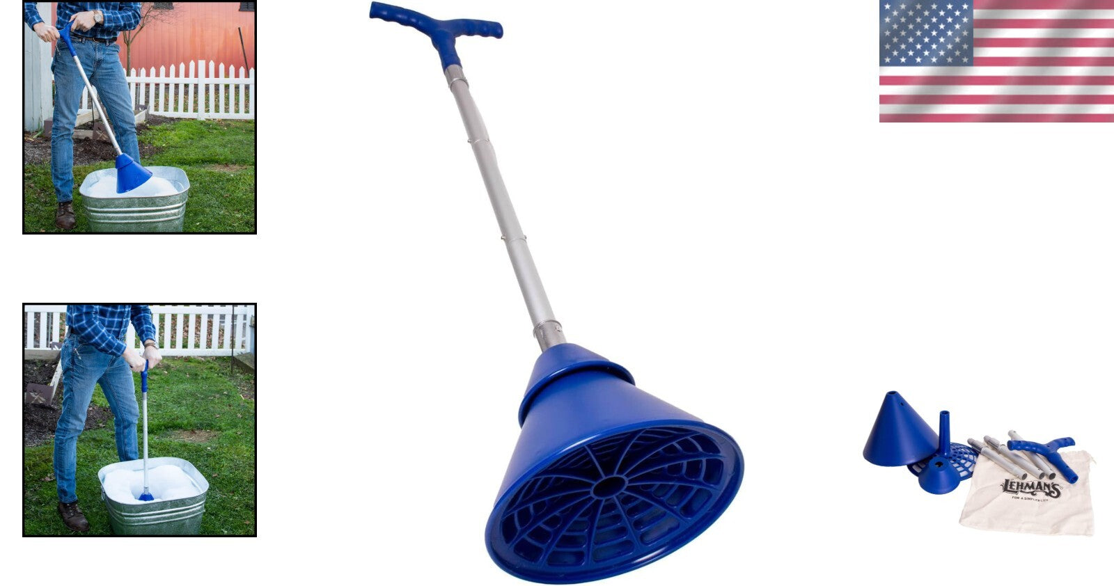 Breathing Agitator Washing Plunger - Compact, Heavy Duty, No Electricity Needed