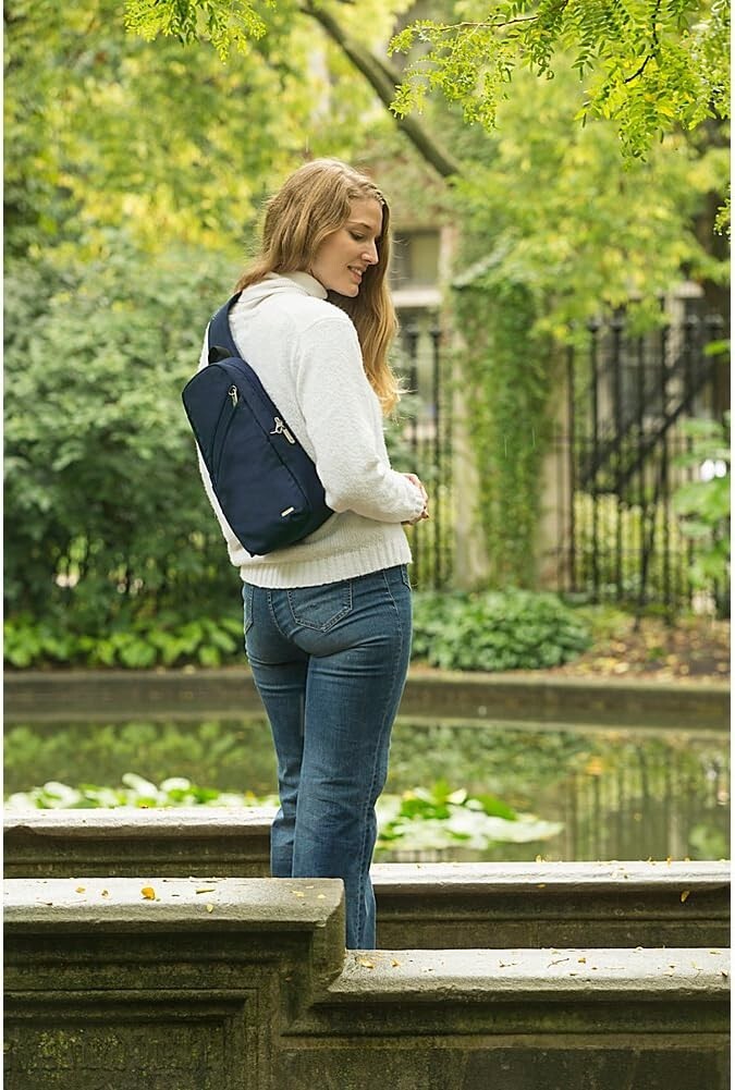 Lightweight & Versatile Anti-Theft Sling Bag with Organizational Compartments