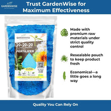 Load image into Gallery viewer, Universal 20-20-20 Water-Soluble Fertilizer - Ideal for All Plants, 4 Quarts