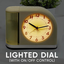 Load image into Gallery viewer, Big Ben Moon Beam Retro Alarm Clock in Yellow - Vintage Design with Charm