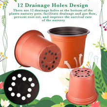 Load image into Gallery viewer, Versatile 1500 Pcs Nursery Pots with Drainage - Perfect for Succulents &amp; More