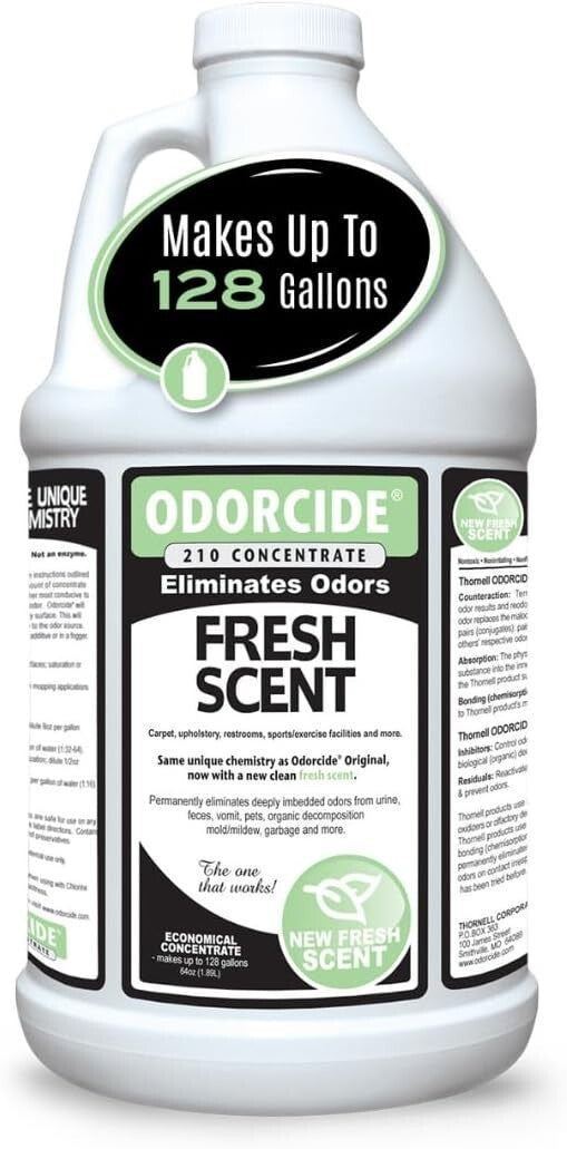64oz Odor Eliminator Concentrate - Powerful Pet, Smoke & Urine Neutralizer