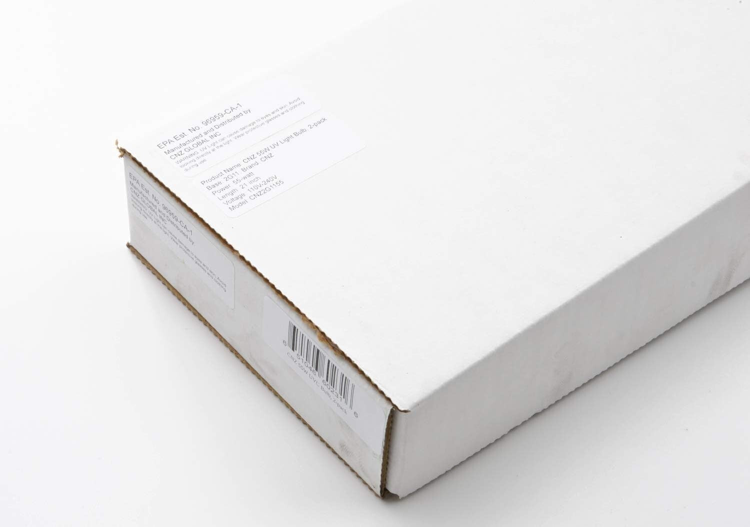 Germicidal 55-Watt UV-C Bulbs - 2G11 Base, Ideal for Water Purification Systems