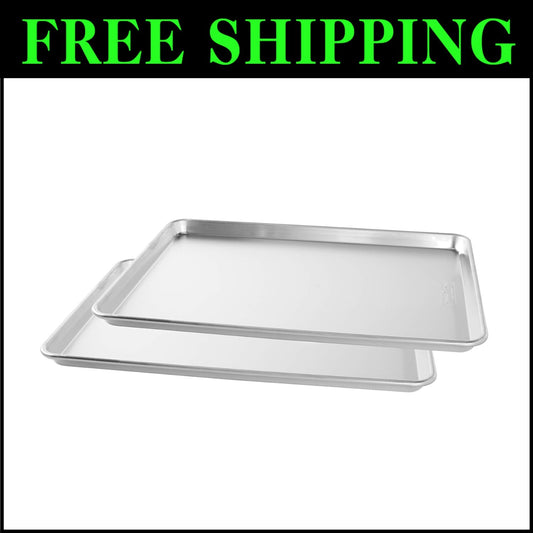 Naturals Extra-Large Baking Sheet Set - 2 Pack Aluminum Bakeware, 21''x15''