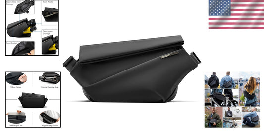 Expandable Waterproof Sling Bag for Men - Stylish and Versatile Adventure Pack