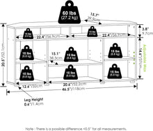Load image into Gallery viewer, Lightweight White Corner TV Stand - Accommodates 55-Inch TVs with Style