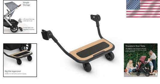 Eco-Friendly PiggyBack Ride-On Board for Vista Strollers - Quick & Easy Attach