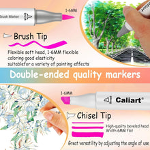 Load image into Gallery viewer, Complete 61 Color Pastel Marker Set with Ergonomic Case - Perfect for Drawings