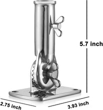 Load image into Gallery viewer, Versatile Heavy-Duty Flag Mount with Stainless Steel Bracket for 1 Inch Poles