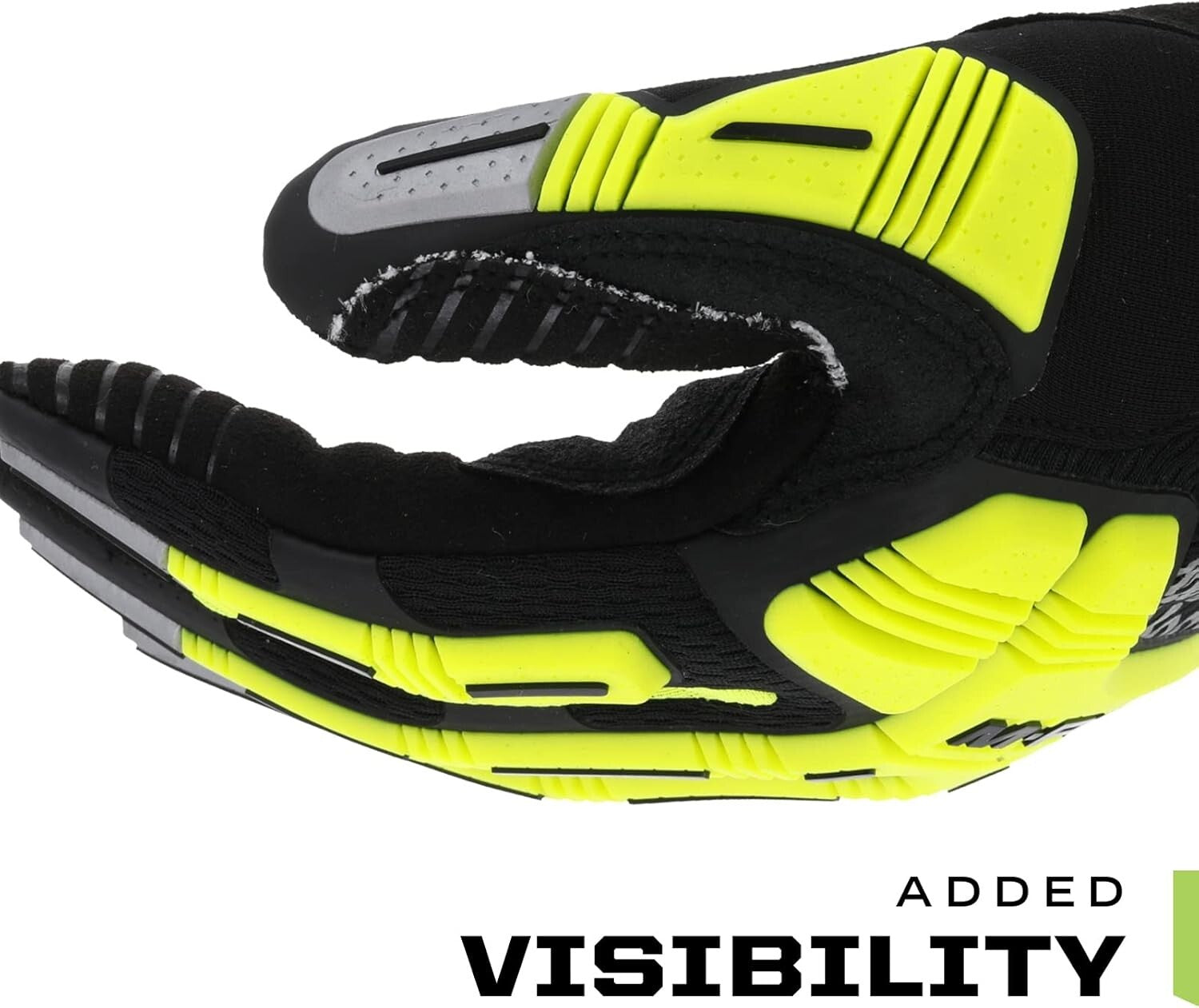 Fluorescent Yellow & Orange Cut Resistant Work Gloves for Safety Professionals