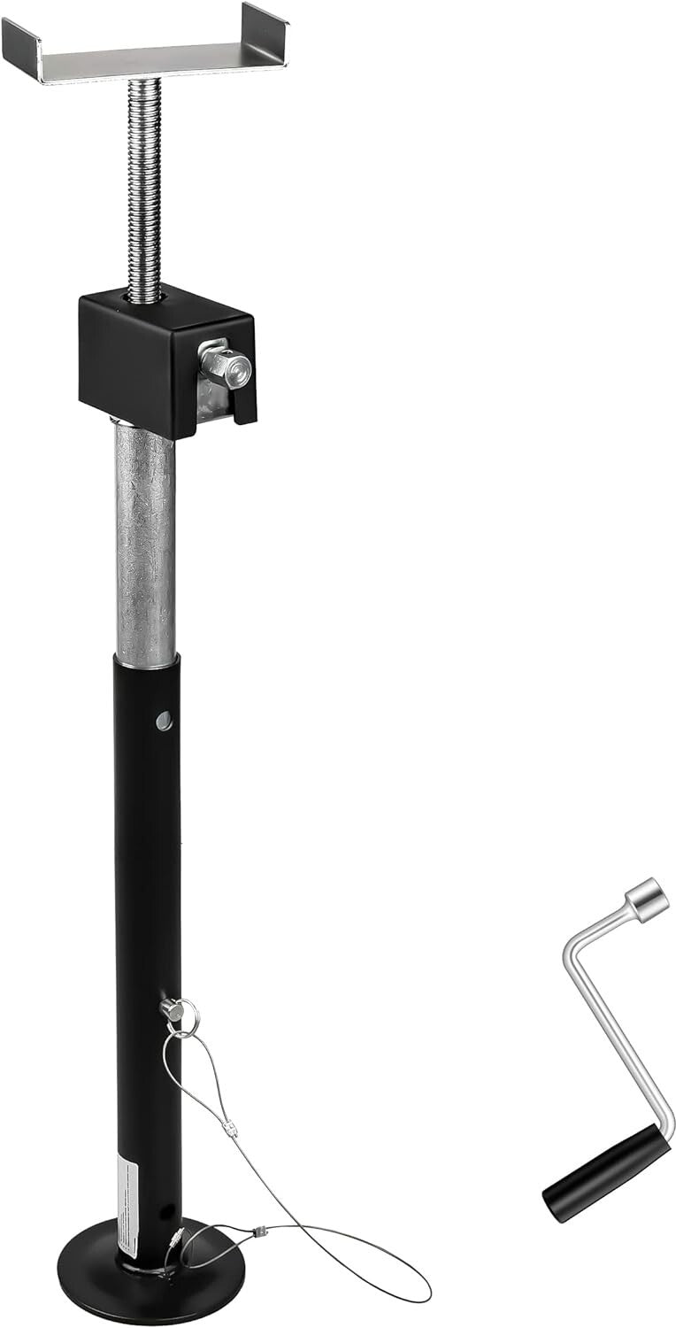 Durable 2-Pack RV Leveling Jacks - Adjusts from 20" to 48" with 5000 lb Capacity