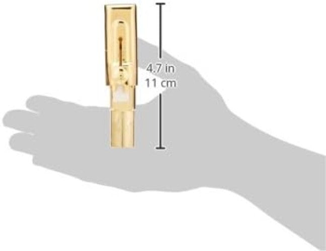 Tenor Saxophone Mouthpiece with Tone Chamber - Gold Metal for Pros & Beginners