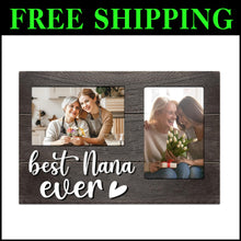 Load image into Gallery viewer, Elegant 3D Photo Frame for Nana - Holds Two Pictures, Perfect Gift for Occasions