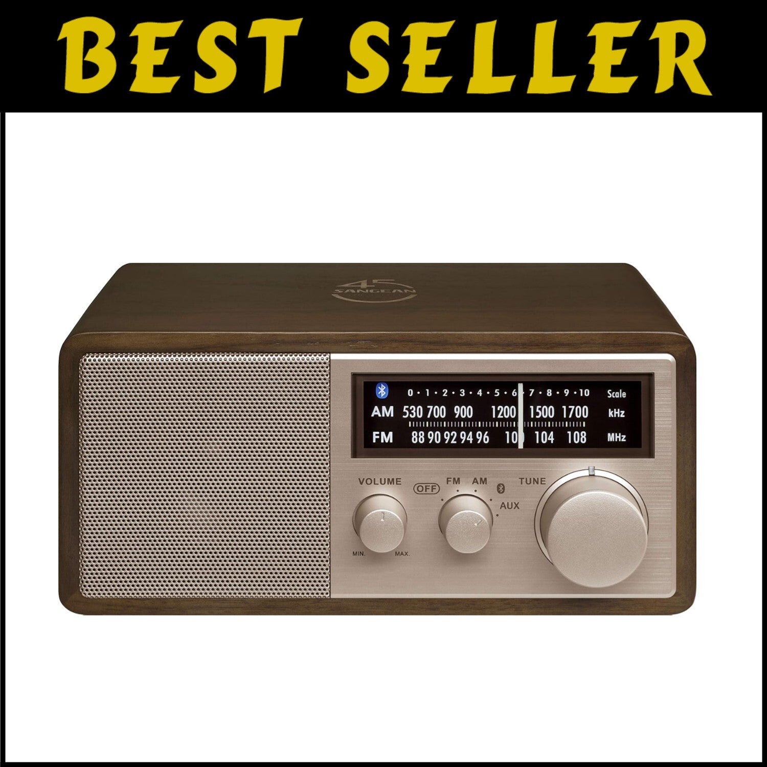 Compact Bluetooth and AM/FM Radio with Rose Gold Details - 45th Anniversary