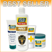 Load image into Gallery viewer, Family-Safe Natural Relief Bundle - 30% Off with MAXX, NIGHT-TIME &amp; SKIN RESCUE