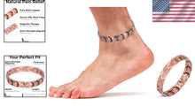Load image into Gallery viewer, Premium Quality Copper Magnetic Anklet for Wellness - Adjustable Design