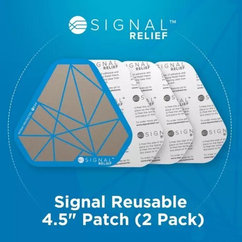Signal Technology Pain Relief Patches - Durable Back & Leg Relief Bundled 2-Pack
