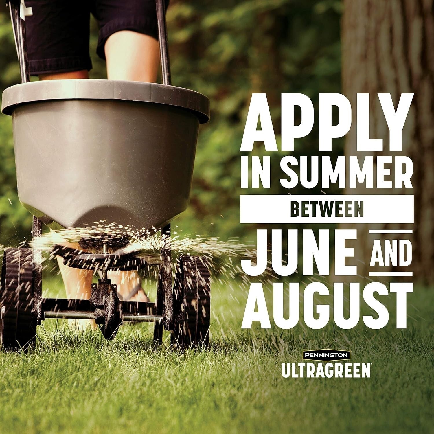 All-Natural Granular Lawn Fertilizer, 14 LBS - Deep Green Grass within Weeks