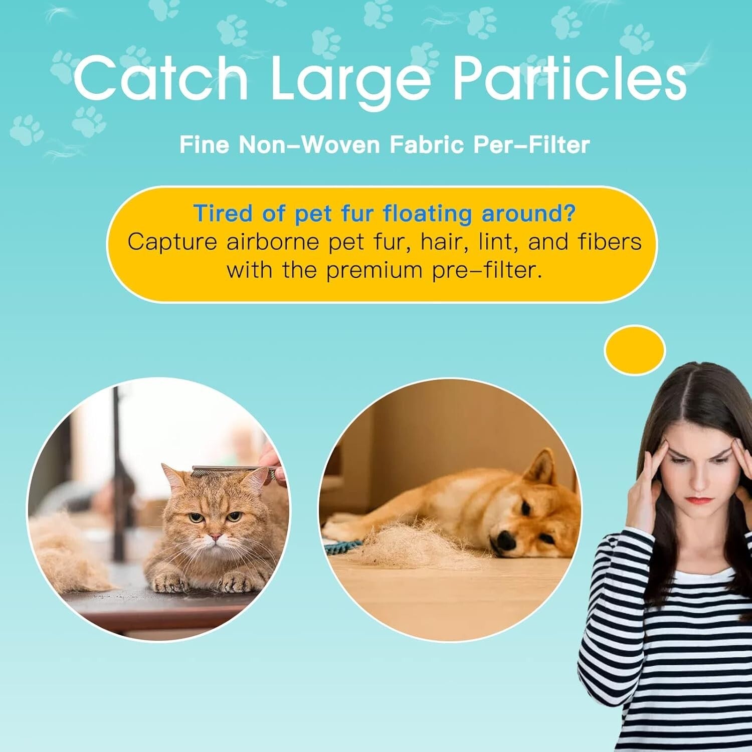 Low Noise 2-Pack Air Purifiers with Fragrance Sponge for Relaxed Living Spaces