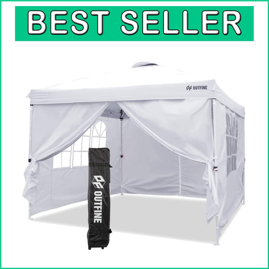 10'x10' Pop-Up Waterproof Canopy Tent with Removable Sidewalls - Outdoor Bliss
