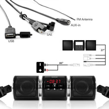 Load image into Gallery viewer, Waterproof Bluetooth Motorcycle Stereo Speakers - High-Performance Audio System