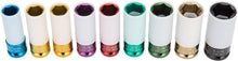 Load image into Gallery viewer, Versatile 9-Piece 1/2" Drive Extra Thin Wall Socket Set - Protects Custom Rims