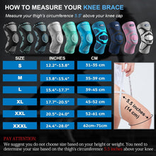 Load image into Gallery viewer, Instant Relief Knee Support Sleeves with Patella Gel Pad &amp; Stabilizers - 2 Pack