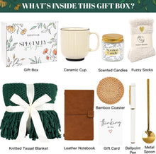 Load image into Gallery viewer, Elegant Sympathy Gift Basket: Cozy Fleece Blanket, Candle &amp; Pampering Essentials