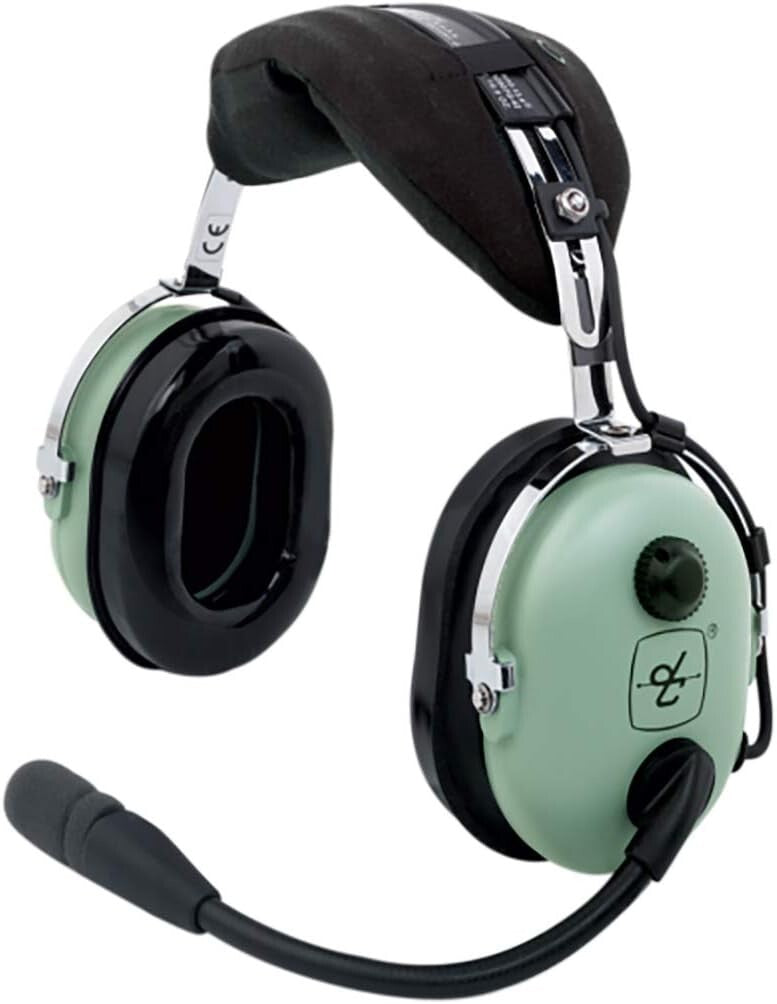 Dynamic Over-Ear Aviation Headset with 5ft Cable and Low-Profile Volume Control