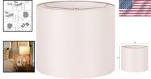 Load image into Gallery viewer, Stylish 16"x16"x12" Linen Lampshade for Table and Floor Lamps - Modern Design