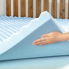Load image into Gallery viewer, Compact 3-Inch Memory Foam Mattress Topper - Queen Size, Dorm Essential